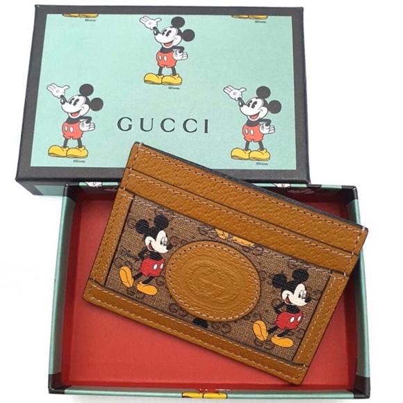gucci card holder disney
